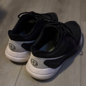 lululemon athletica Women's Black and White Athletic Shoes
